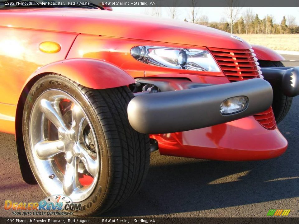 1999 Plymouth Prowler Roadster Red / Agate Photo #31
