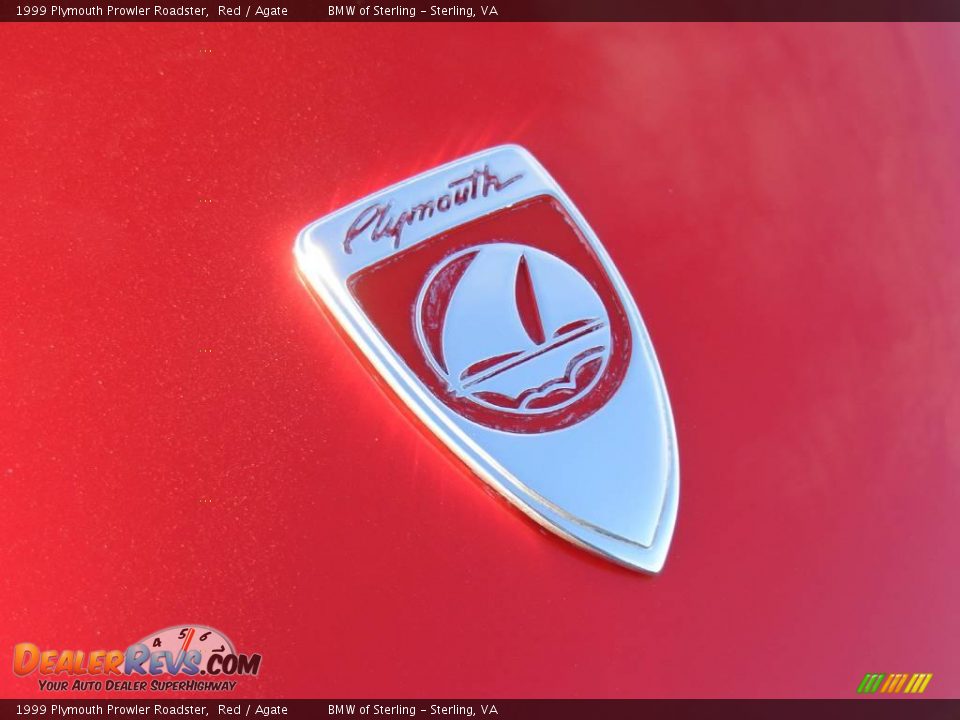 1999 Plymouth Prowler Roadster Red / Agate Photo #32