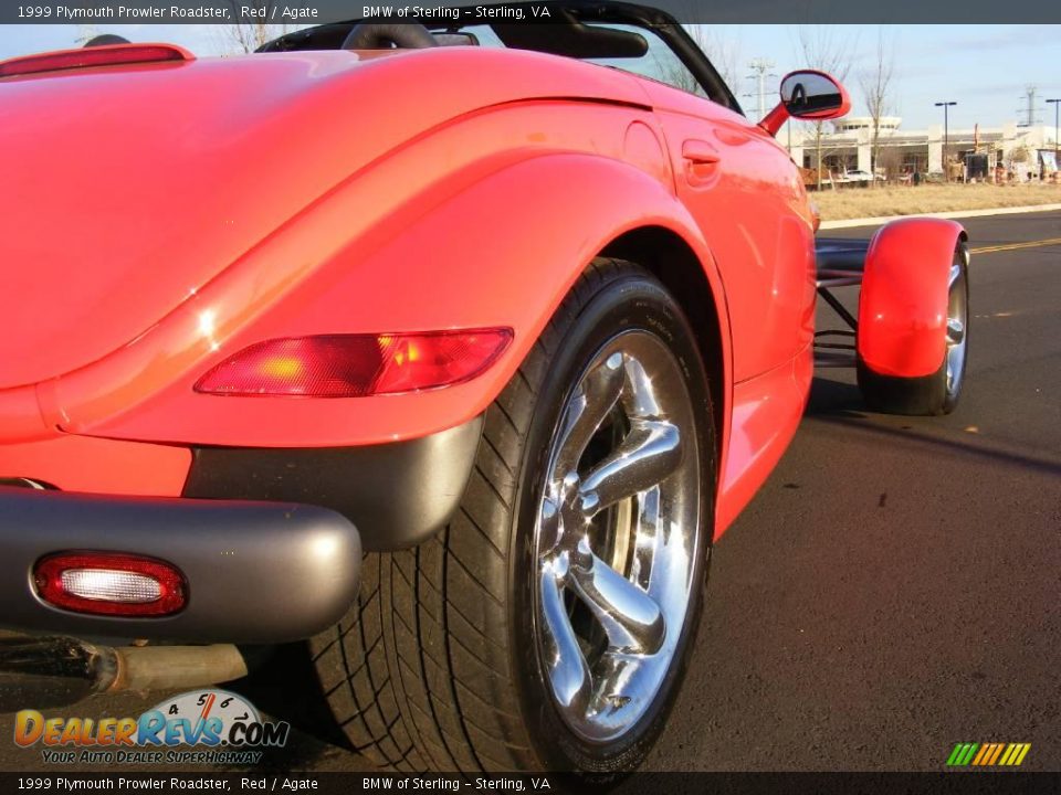 1999 Plymouth Prowler Roadster Red / Agate Photo #34