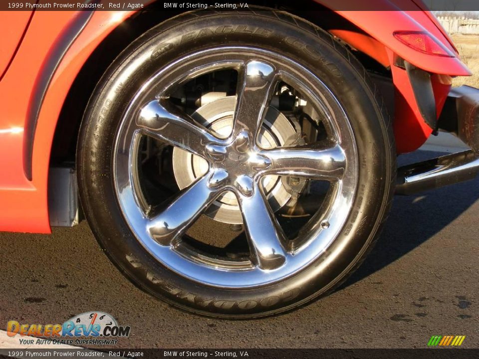 1999 Plymouth Prowler Roadster Red / Agate Photo #35