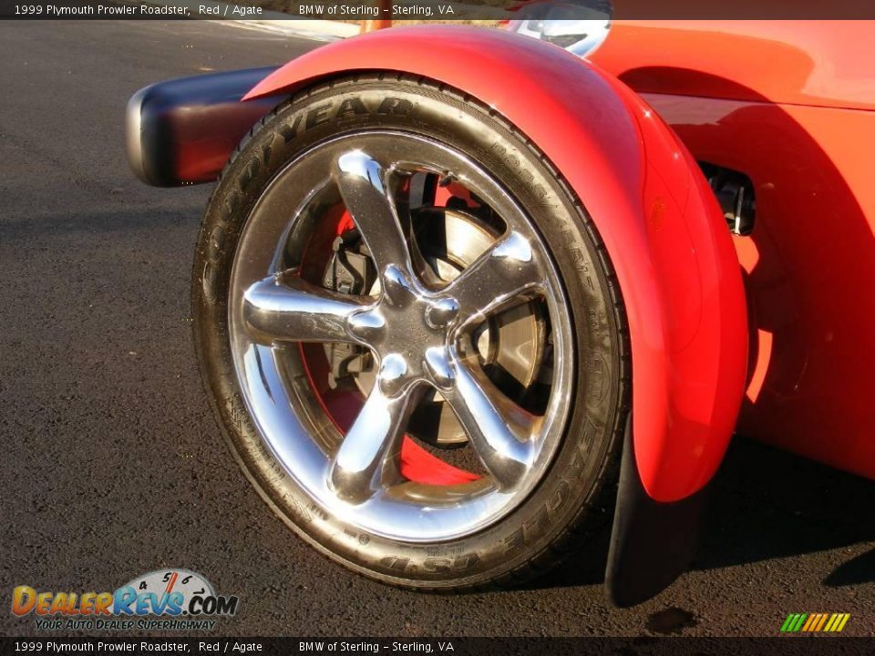1999 Plymouth Prowler Roadster Red / Agate Photo #36