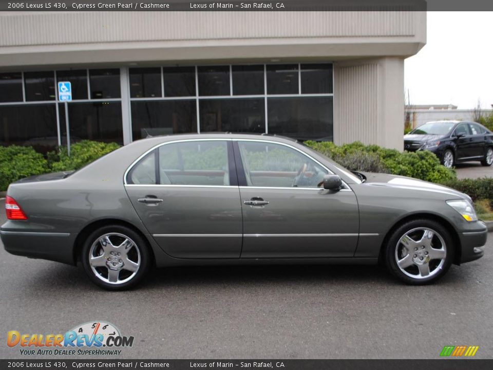 2006 Lexus LS 430 Cypress Green Pearl / Cashmere Photo #2