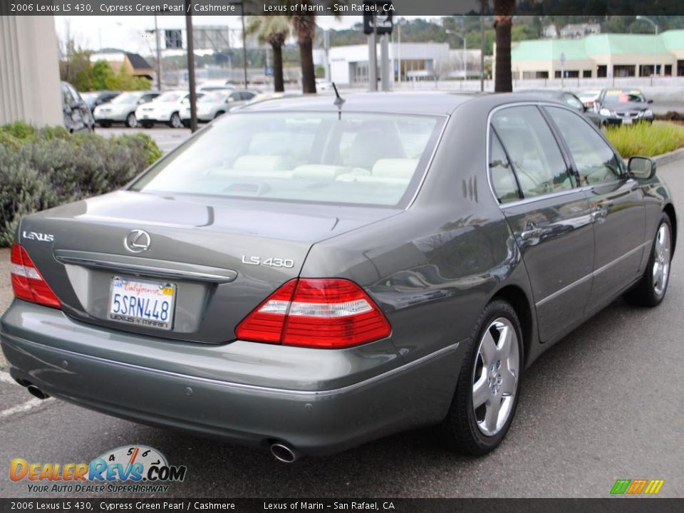 2006 Lexus LS 430 Cypress Green Pearl / Cashmere Photo #3