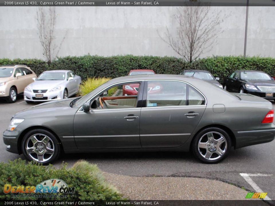 2006 Lexus LS 430 Cypress Green Pearl / Cashmere Photo #9