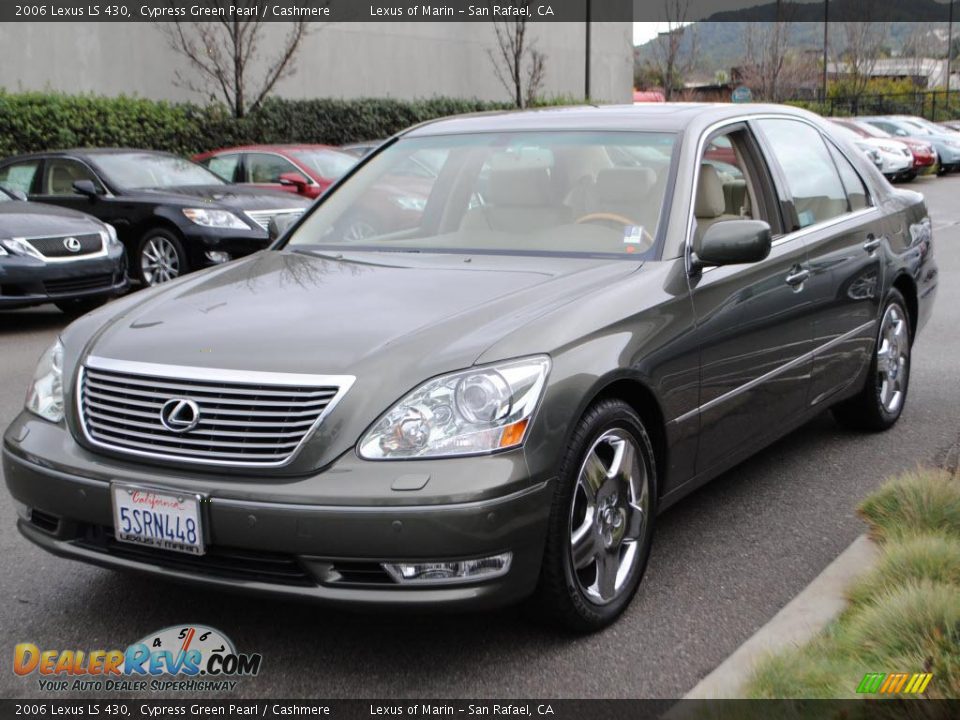 2006 Lexus LS 430 Cypress Green Pearl / Cashmere Photo #10