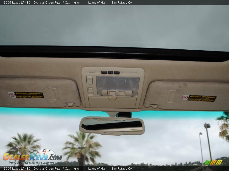 2006 Lexus LS 430 Cypress Green Pearl / Cashmere Photo #12