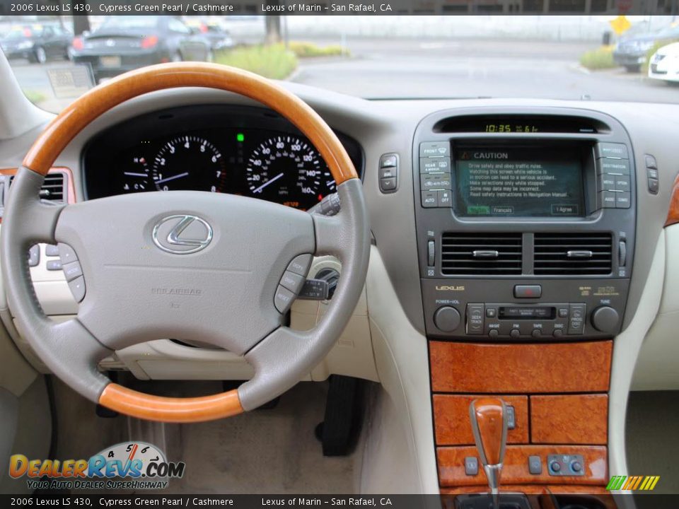 2006 Lexus LS 430 Cypress Green Pearl / Cashmere Photo #13