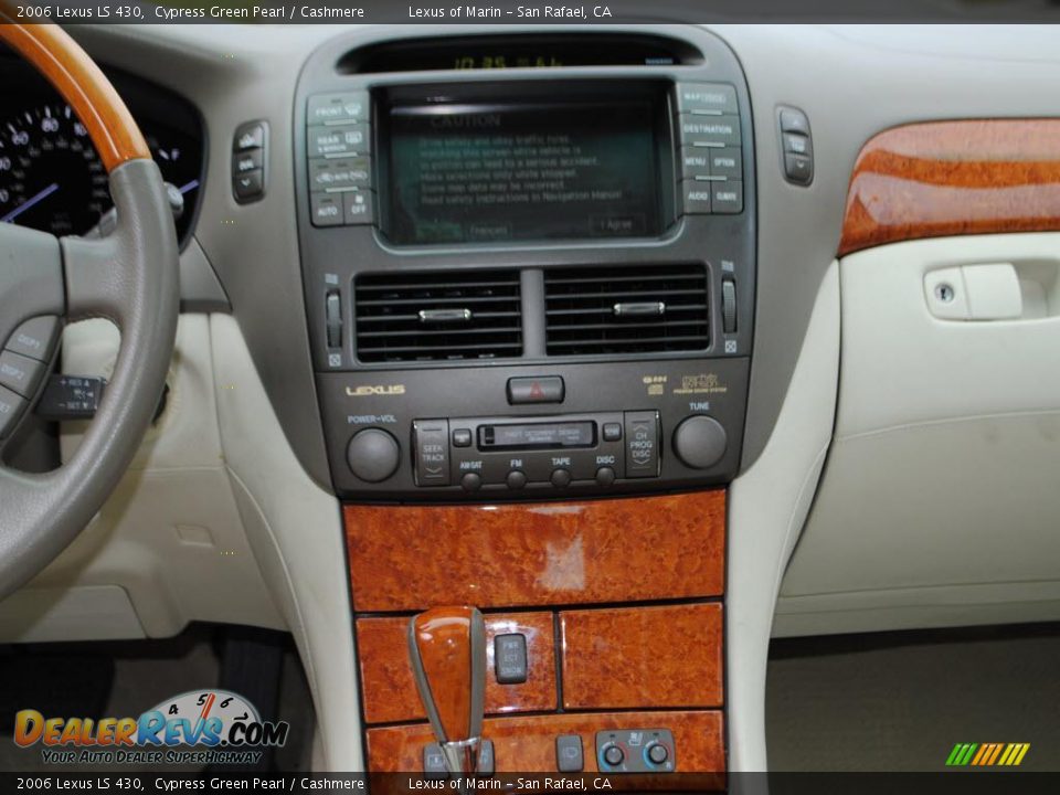 2006 Lexus LS 430 Cypress Green Pearl / Cashmere Photo #14