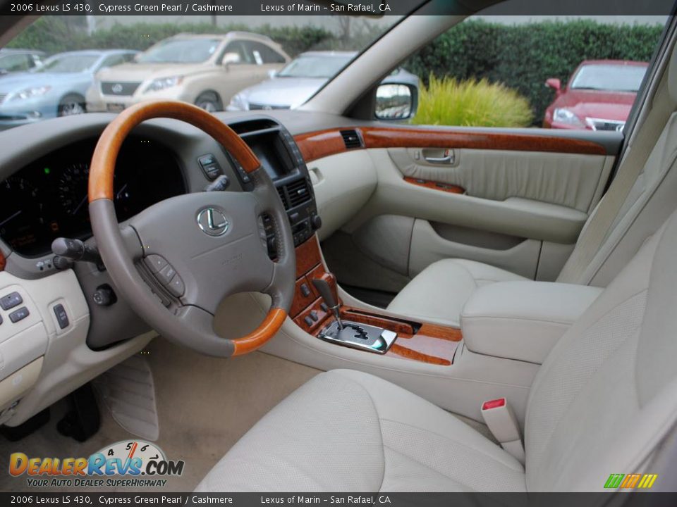 2006 Lexus LS 430 Cypress Green Pearl / Cashmere Photo #15