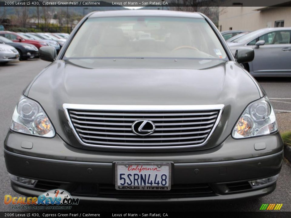 2006 Lexus LS 430 Cypress Green Pearl / Cashmere Photo #17