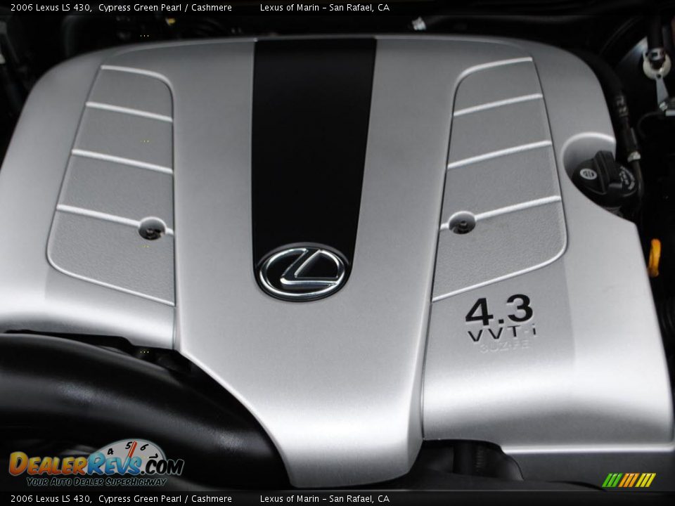 2006 Lexus LS 430 Cypress Green Pearl / Cashmere Photo #18