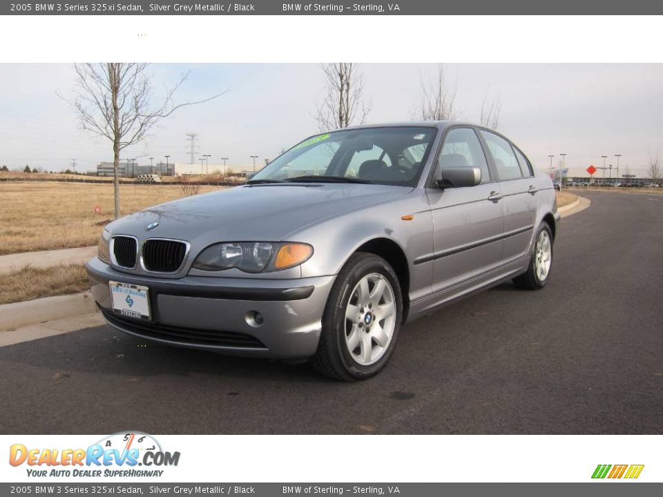 2005 BMW 3 Series 325xi Sedan Silver Grey Metallic / Black Photo #1