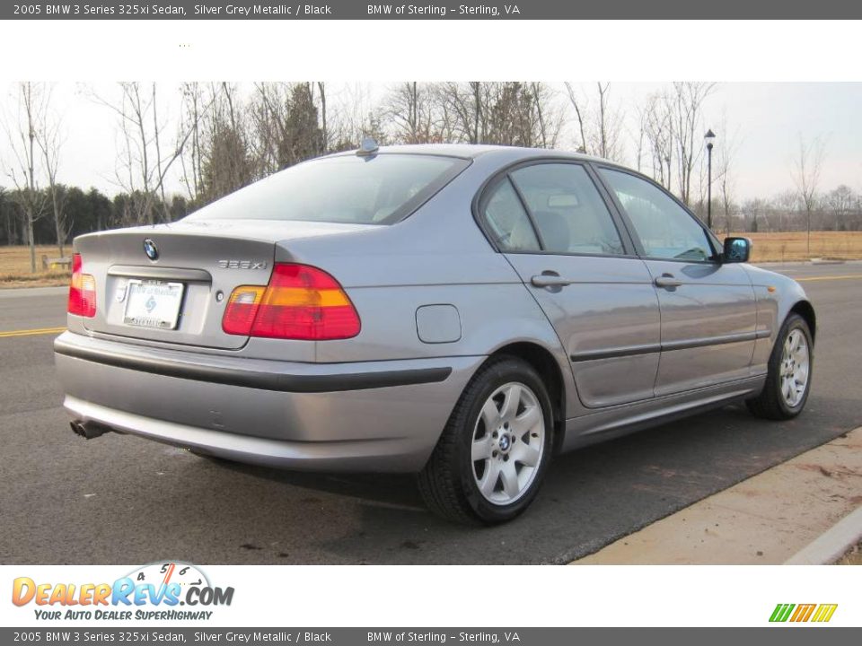 2005 BMW 3 Series 325xi Sedan Silver Grey Metallic / Black Photo #5