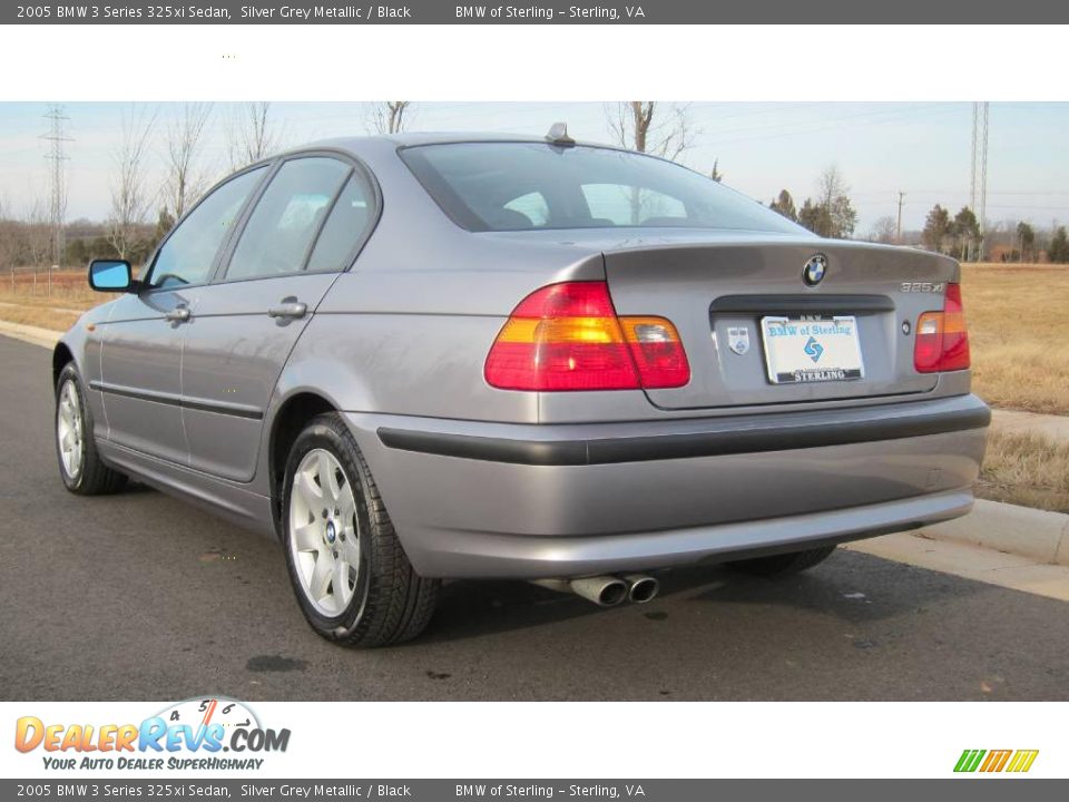 2005 BMW 3 Series 325xi Sedan Silver Grey Metallic / Black Photo #7