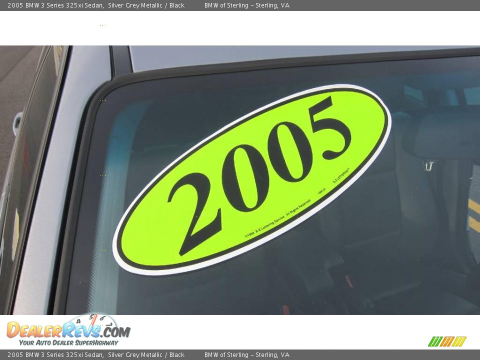2005 BMW 3 Series 325xi Sedan Silver Grey Metallic / Black Photo #9