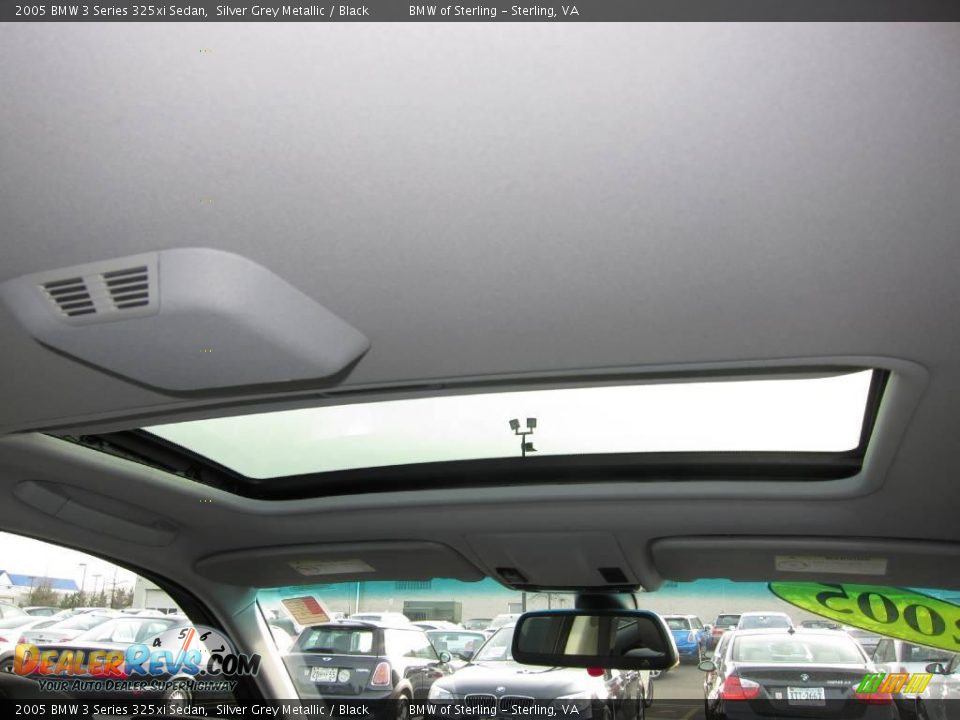 2005 BMW 3 Series 325xi Sedan Silver Grey Metallic / Black Photo #13