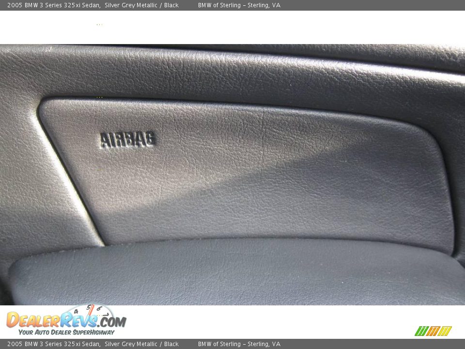 2005 BMW 3 Series 325xi Sedan Silver Grey Metallic / Black Photo #31