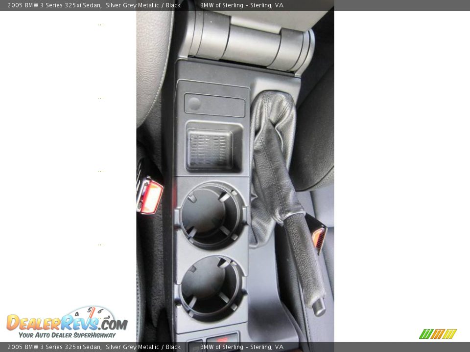 2005 BMW 3 Series 325xi Sedan Silver Grey Metallic / Black Photo #36