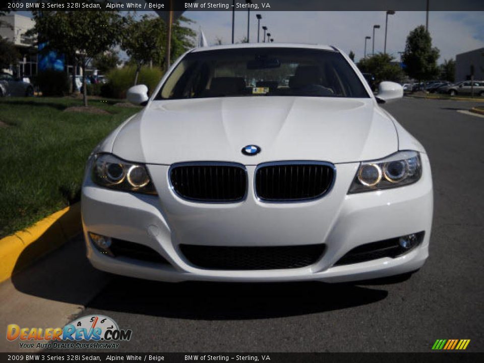 2009 BMW 3 Series 328i Sedan Alpine White / Beige Photo #8