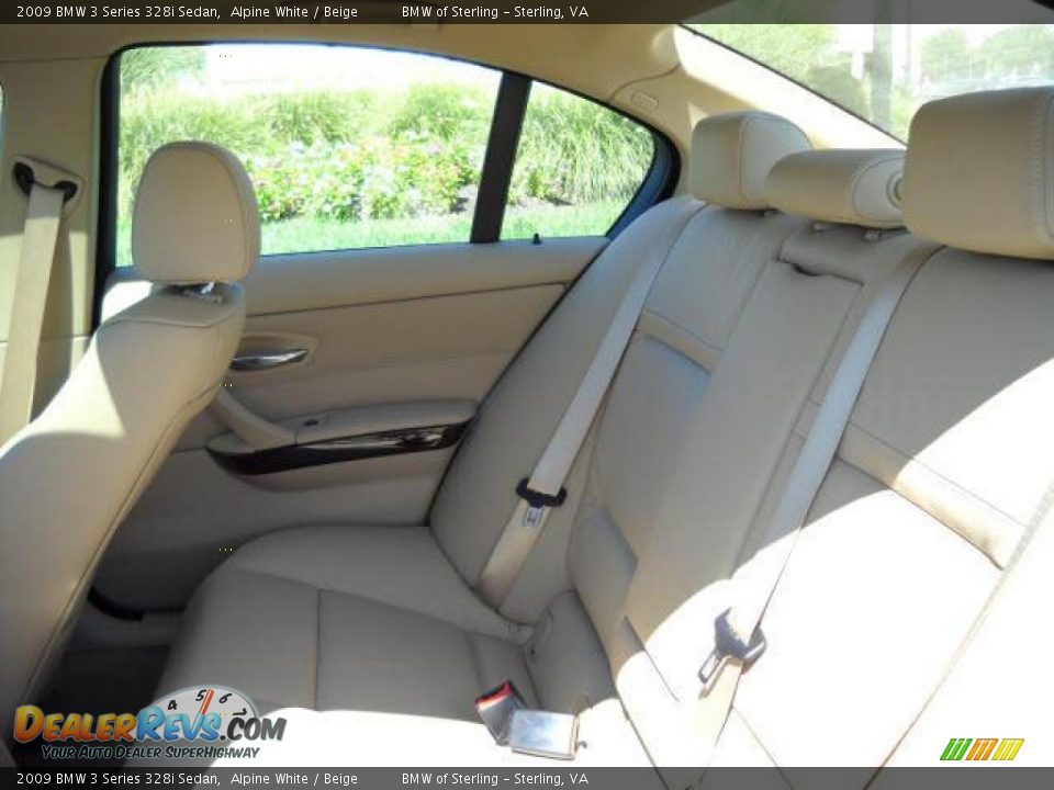 2009 BMW 3 Series 328i Sedan Alpine White / Beige Photo #12