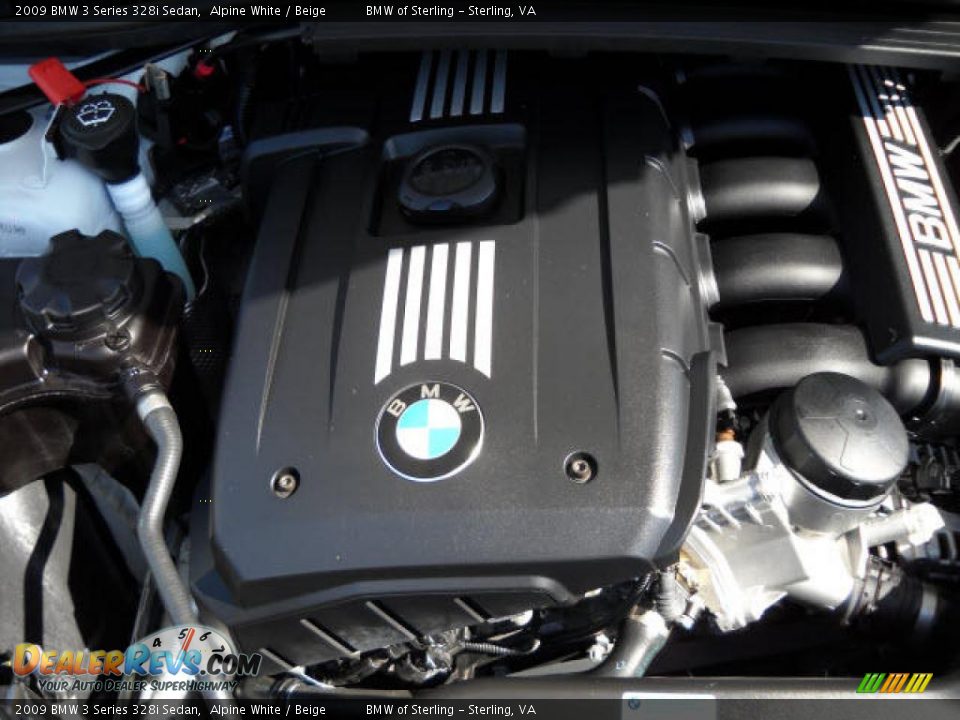 2009 BMW 3 Series 328i Sedan Alpine White / Beige Photo #14
