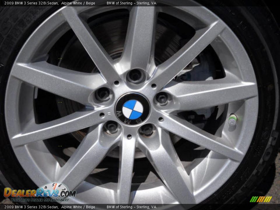 2009 BMW 3 Series 328i Sedan Alpine White / Beige Photo #15
