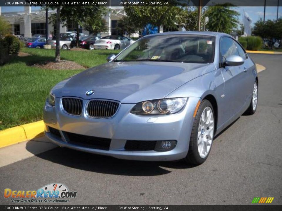 2009 BMW 3 Series 328i Coupe Blue Water Metallic / Black Photo #1