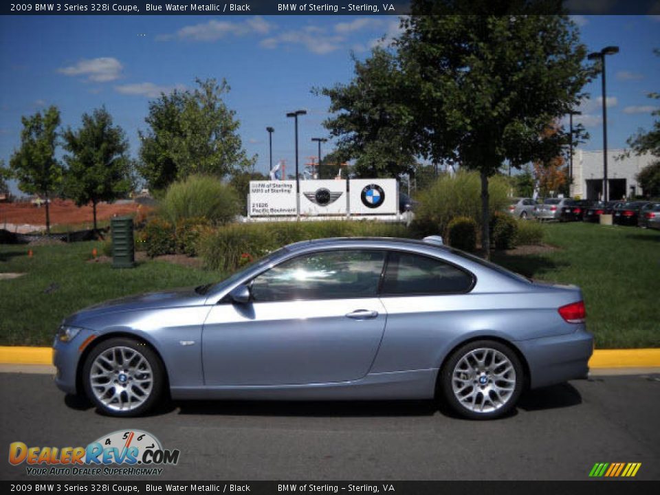 2009 BMW 3 Series 328i Coupe Blue Water Metallic / Black Photo #2