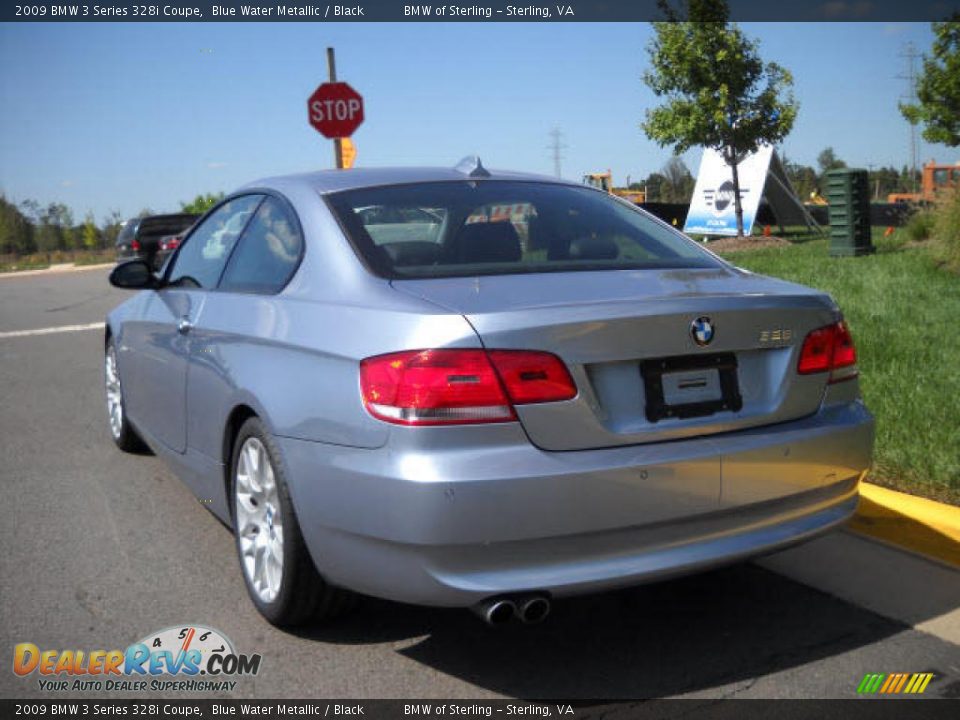 2009 BMW 3 Series 328i Coupe Blue Water Metallic / Black Photo #3