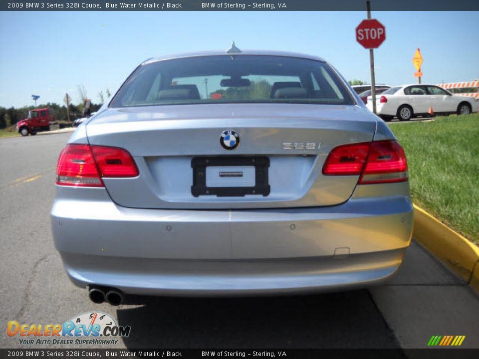 2009 BMW 3 Series 328i Coupe Blue Water Metallic / Black Photo #4