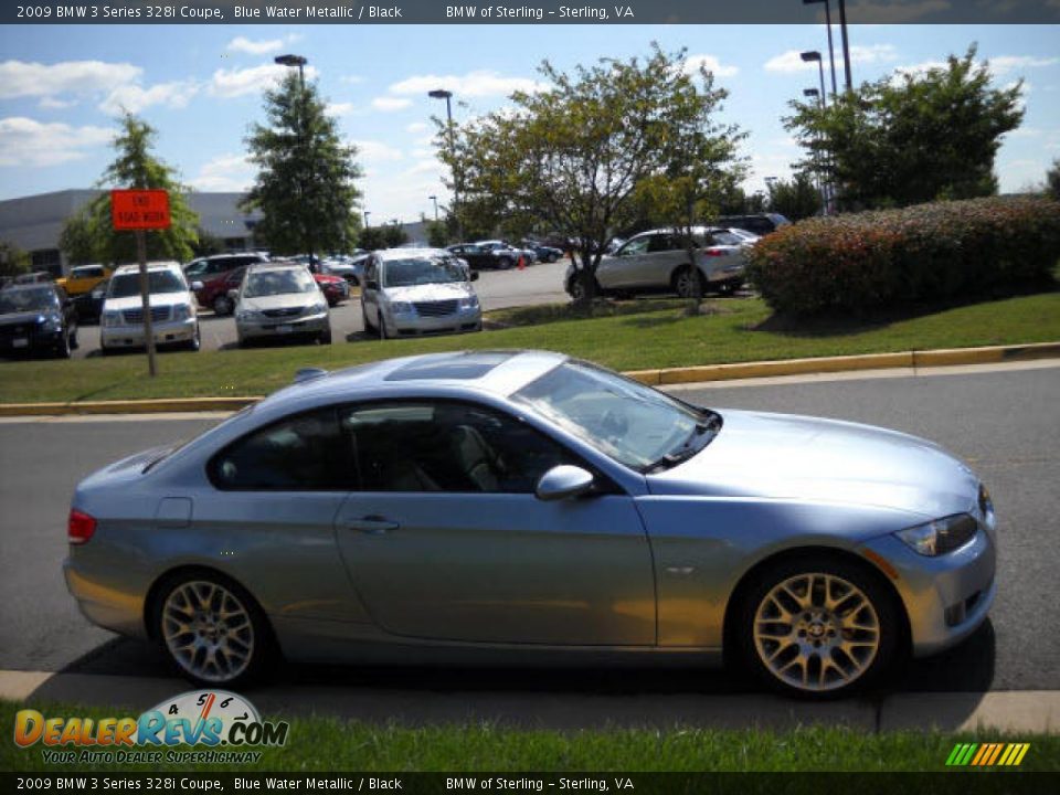 2009 BMW 3 Series 328i Coupe Blue Water Metallic / Black Photo #6