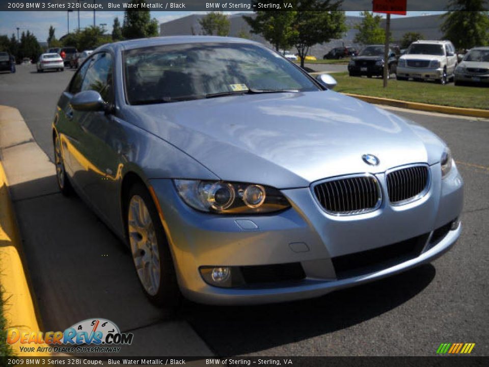 2009 BMW 3 Series 328i Coupe Blue Water Metallic / Black Photo #7