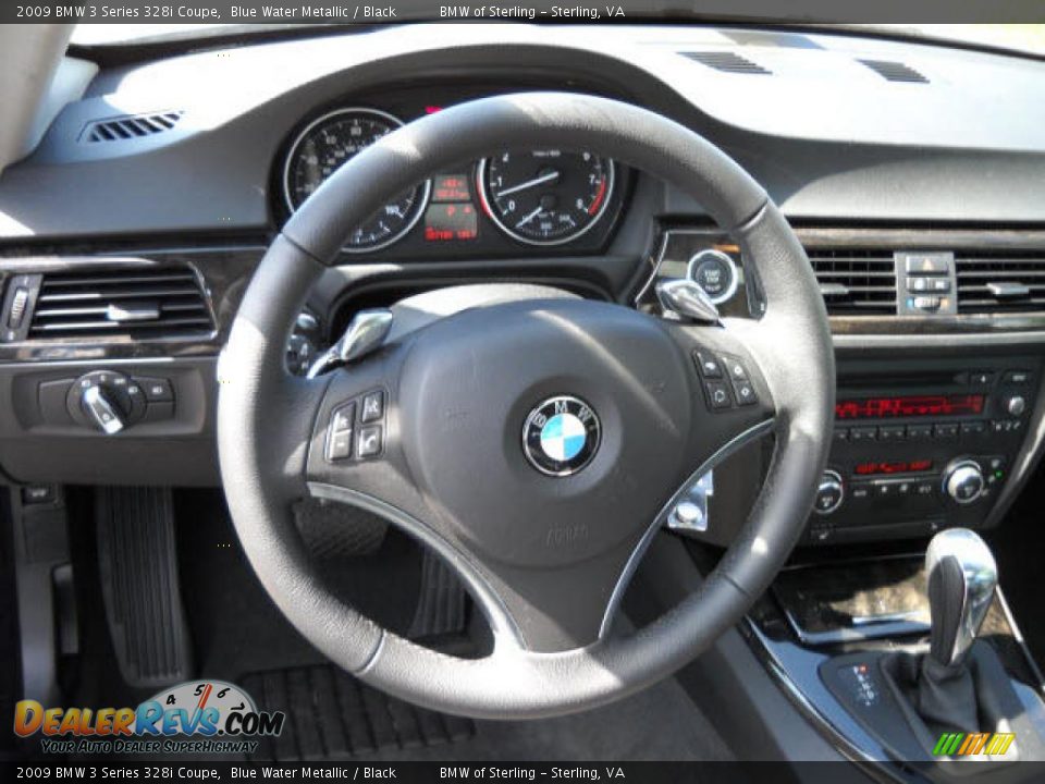 2009 BMW 3 Series 328i Coupe Blue Water Metallic / Black Photo #10