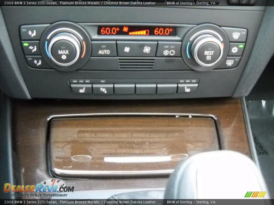 2009 BMW 3 Series 335i Sedan Platinum Bronze Metallic / Chestnut Brown Dakota Leather Photo #15