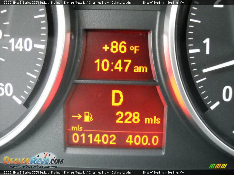 2009 BMW 3 Series 335i Sedan Platinum Bronze Metallic / Chestnut Brown Dakota Leather Photo #16