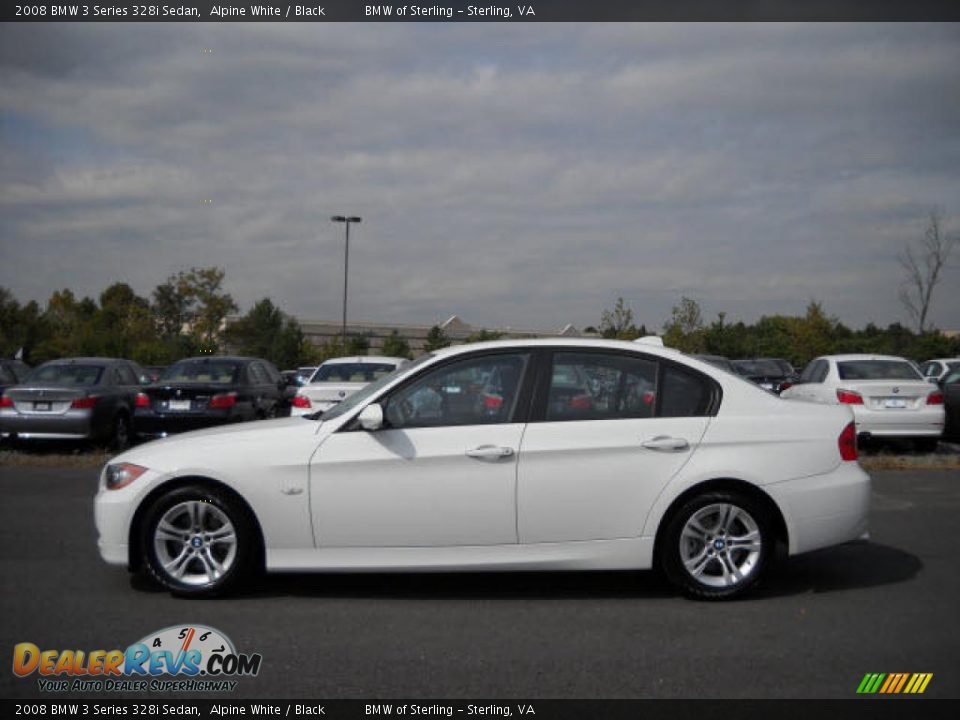 2008 BMW 3 Series 328i Sedan Alpine White / Black Photo #2