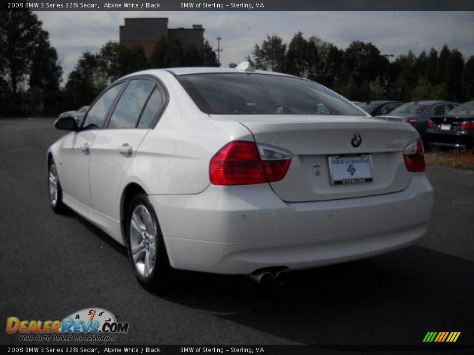 2008 BMW 3 Series 328i Sedan Alpine White / Black Photo #3