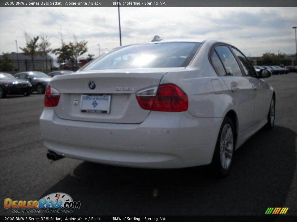 2008 BMW 3 Series 328i Sedan Alpine White / Black Photo #5