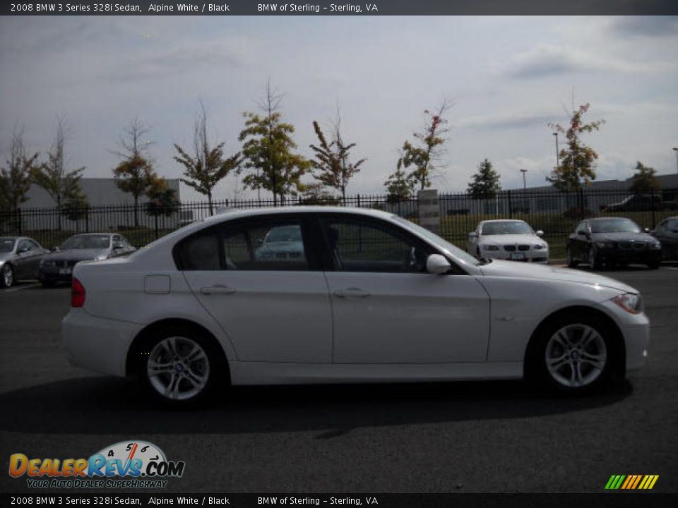 2008 BMW 3 Series 328i Sedan Alpine White / Black Photo #6