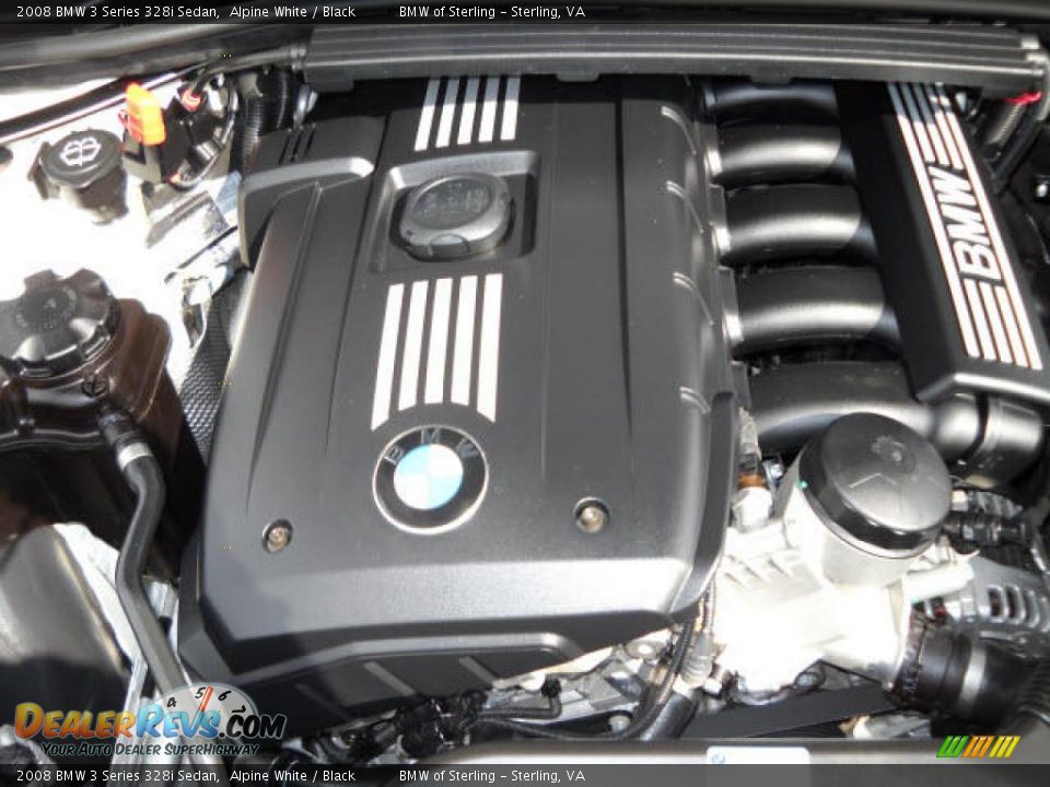 2008 BMW 3 Series 328i Sedan Alpine White / Black Photo #14