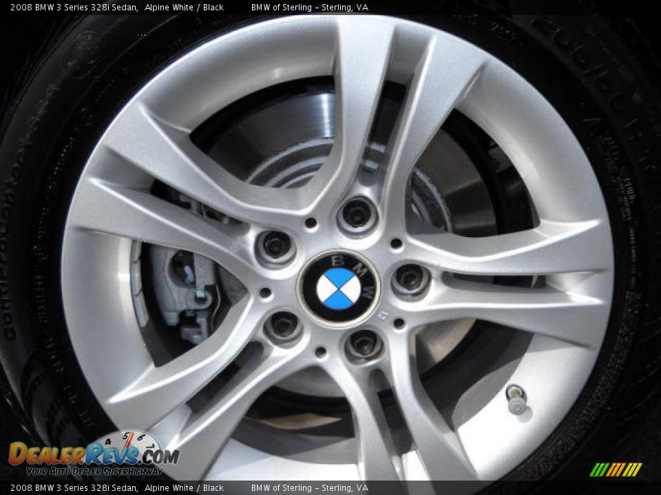 2008 BMW 3 Series 328i Sedan Alpine White / Black Photo #15