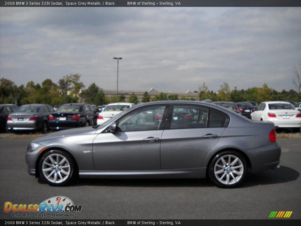 2009 BMW 3 Series 328i Sedan Space Grey Metallic / Black Photo #2