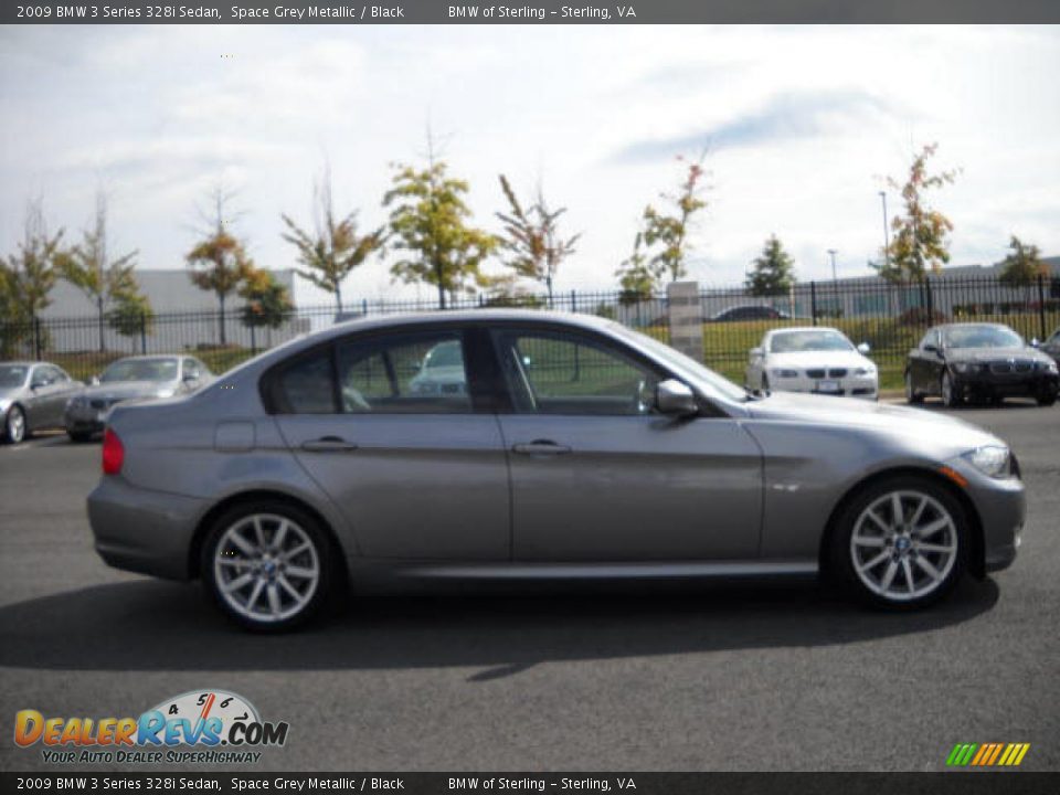 2009 BMW 3 Series 328i Sedan Space Grey Metallic / Black Photo #6