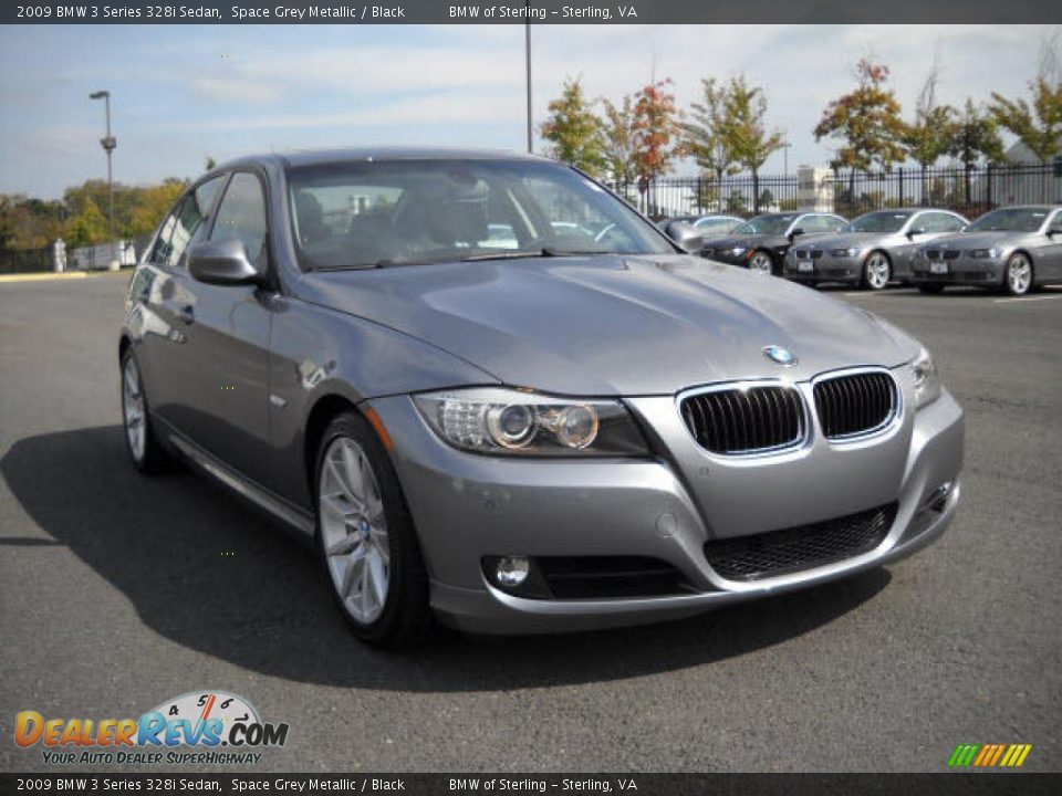 2009 BMW 3 Series 328i Sedan Space Grey Metallic / Black Photo #7