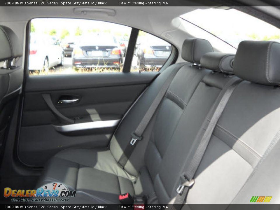 2009 BMW 3 Series 328i Sedan Space Grey Metallic / Black Photo #12