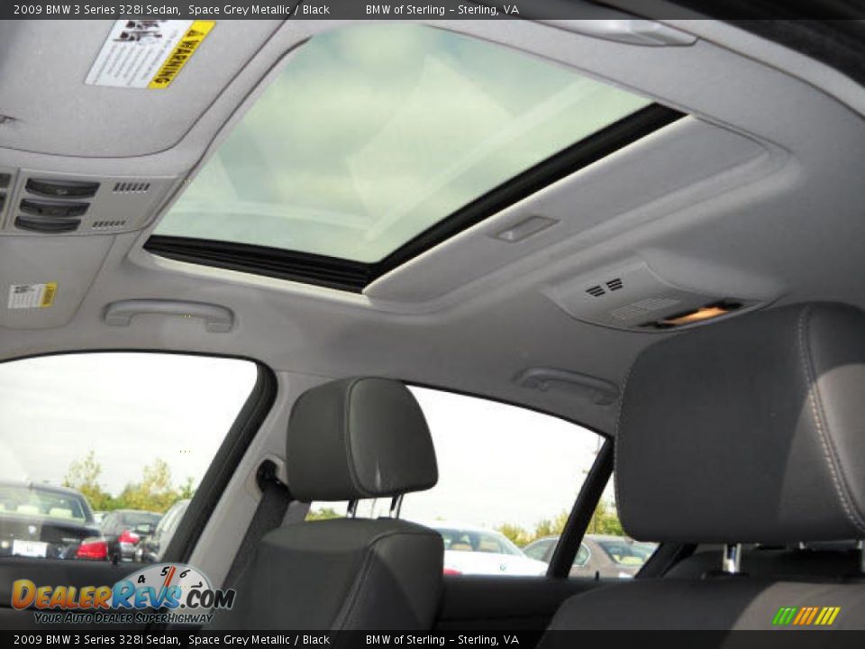 2009 BMW 3 Series 328i Sedan Space Grey Metallic / Black Photo #13