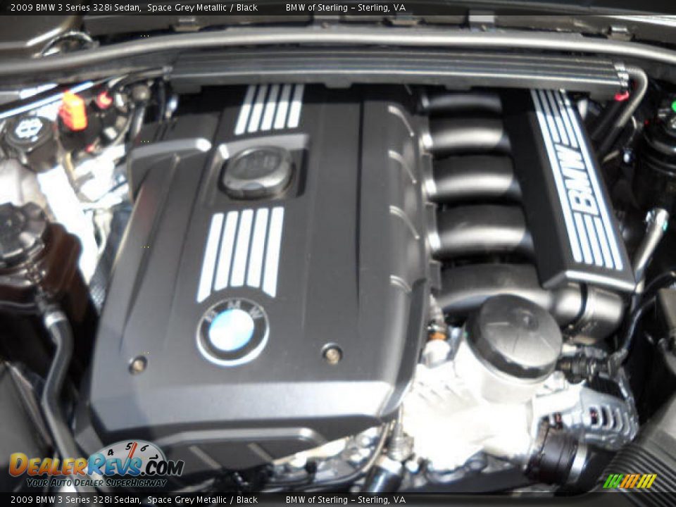 2009 BMW 3 Series 328i Sedan Space Grey Metallic / Black Photo #14