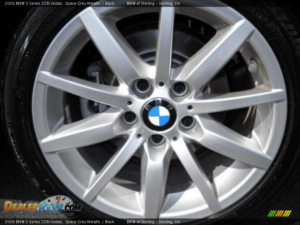 2009 BMW 3 Series 328i Sedan Space Grey Metallic / Black Photo #15