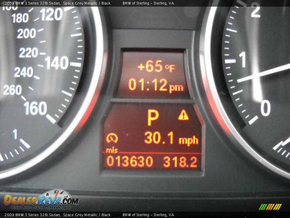 2009 BMW 3 Series 328i Sedan Space Grey Metallic / Black Photo #16