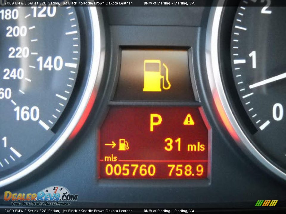 2009 BMW 3 Series 328i Sedan Jet Black / Saddle Brown Dakota Leather Photo #16